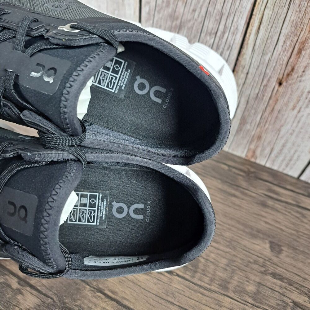 On Cloud X3 AD Running Shoes Women's Sz 7.5 Black White (VGC) - Picture 7 of 9